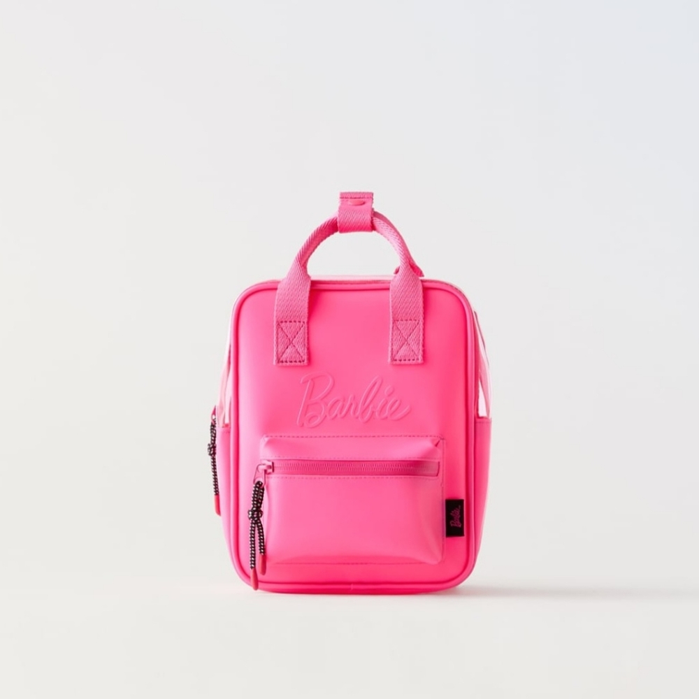 ZARA RUBBERIZED BARBIE™ MATTEL MINI BACKPACK
